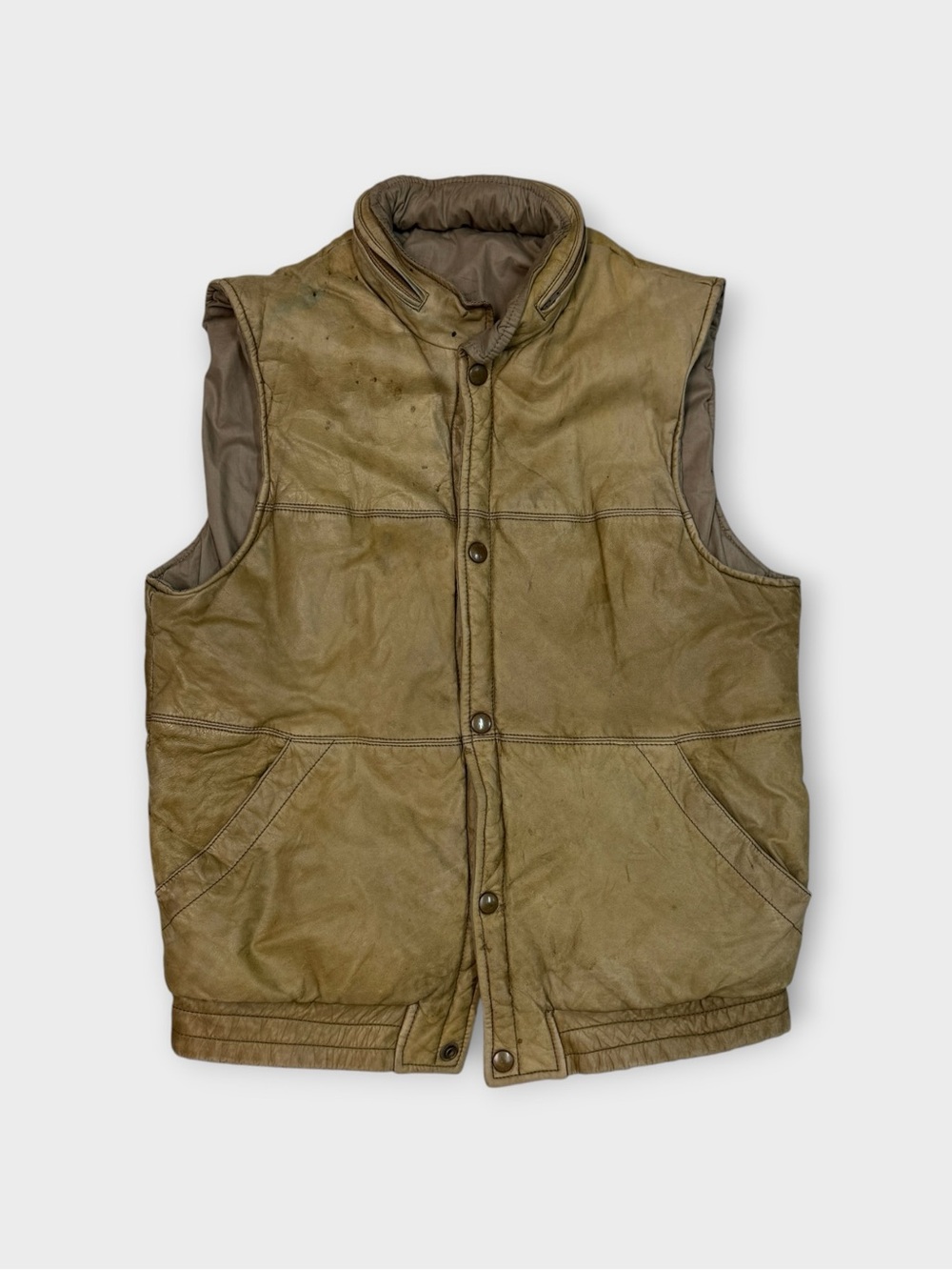 M. Julian Genuine Leather Reversible Vest